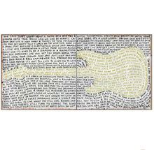 Load image into Gallery viewer, Legends Guitar Art Print on Wood, White Background (23x46)