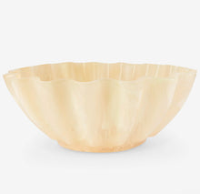 Load image into Gallery viewer, Resin Collection Scalloped Bowl, Cream