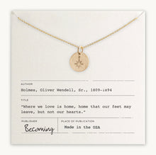 Load image into Gallery viewer, North Star Necklace (Gold, Sterling Silver)