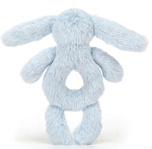 Load image into Gallery viewer, Jellycat Bashful Bunny Ring Rattle (Blue, Pink, Cream, Beige)
