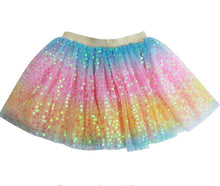 Load image into Gallery viewer, Pastel Sequin Tie Dye Tutu