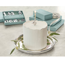 Load image into Gallery viewer, Mariposa Silver Birthday Cake Candle Set