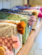 Load image into Gallery viewer, Hand Block Printed Toiletry Bag, 8 Patterns