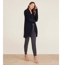 Load image into Gallery viewer, Barefoot Dreams CozyChic Lite Circle Cardi, Black (1 LEFT: Large)