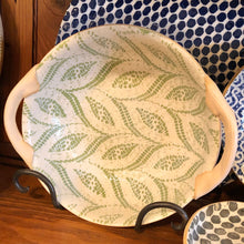 Load image into Gallery viewer, Terrafirma Ceramics 9" Vegetable Bowl With Handles (Cobalt, Citrus, Charcoal)