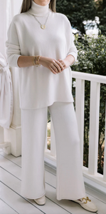 Cleo Knit Pants (Winter White, Grey Heather, Black)