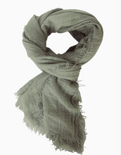 Load image into Gallery viewer, Boho Organic Cotton Scarf (12 Colors)