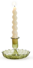 Load image into Gallery viewer, Handblown Glass Candlestick With Tray Base (5 Colors)