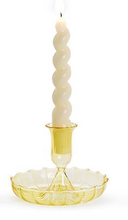 Load image into Gallery viewer, Handblown Glass Candlestick With Tray Base (5 Colors)