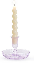 Load image into Gallery viewer, Handblown Glass Candlestick With Tray Base (5 Colors)