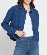 Load image into Gallery viewer, Lysse Sloane Denim Jacket, Dark Midwash