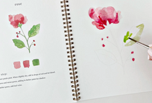 Load image into Gallery viewer, Flowers Watercolor Workbook