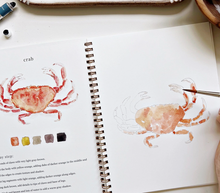 Load image into Gallery viewer, Seaside Watercolor Workbook
