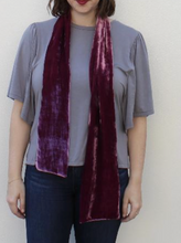 Load image into Gallery viewer, Silk Velvet Scarf (10 Colors)