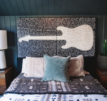 Load image into Gallery viewer, Legends Guitar Art Print on Wood (12x24, 24x36)