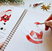 Load image into Gallery viewer, Christmas Watercolor Workbook