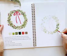 Load image into Gallery viewer, Christmas Watercolor Workbook
