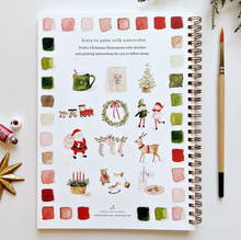 Load image into Gallery viewer, Christmas Watercolor Workbook