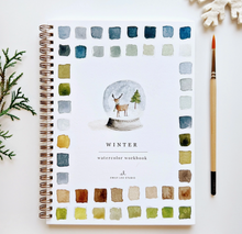 Load image into Gallery viewer, Winter Watercolor Workbook