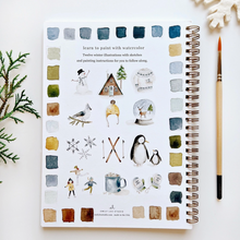 Load image into Gallery viewer, Winter Watercolor Workbook