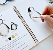 Load image into Gallery viewer, Winter Watercolor Workbook