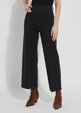 Load image into Gallery viewer, Lysse Erin Hi Waist Wide Leg Denim, Black
