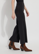 Load image into Gallery viewer, Lysse Erin Hi Waist Wide Leg Denim, Black