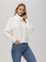 Load image into Gallery viewer, McKenzie Sweater with Removable Turtleneck Collar (Taupe, Size L)