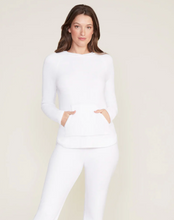 Load image into Gallery viewer, Barefoot Dreams CozyChic Ultra Lite Pullover Hoodie, Sea Salt