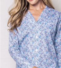 Load image into Gallery viewer, Fleur D'Azur Cotton Twill Pajama Set (Size L)