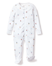 Load image into Gallery viewer, Bateau Footed Romper