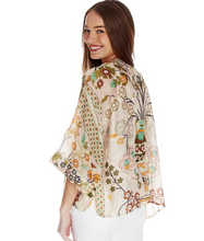 Load image into Gallery viewer, Floral Arch Print Short Kimono