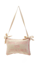 Load image into Gallery viewer, Thank Heaven Baby Embroidered Door Hanger (Pink, Blue)
