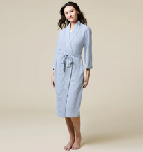 Load image into Gallery viewer, Dream Jersey Robe, Indigo/White