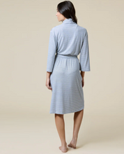 Load image into Gallery viewer, Dream Jersey Robe, Indigo/White
