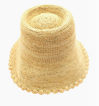 Load image into Gallery viewer, Kate Crochet Bucket Straw Hat