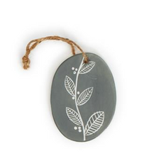 Load image into Gallery viewer, Oval Porcelain Quote Ornament  (10 Styles)