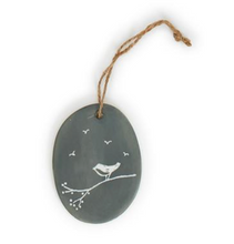 Load image into Gallery viewer, Oval Porcelain Quote Ornament  (10 Styles)