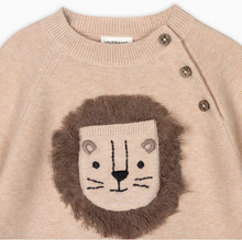 Load image into Gallery viewer, Lion Pullover Sweater + Pant Set, Oatmeal Heather