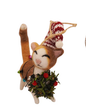 Load image into Gallery viewer, Felt Cat Ornaments (5 Styles)