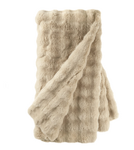 Load image into Gallery viewer, Fab Faux Fur Throw (Ivory, Sand, Dusk)