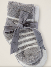 Load image into Gallery viewer, Barefoot Dreams CozyChic Lite Infant Socks, 3 Pack (Pink, Blue, Pewter)
