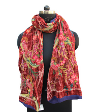 Load image into Gallery viewer, Enchanted Garden Velvet Scarf (3 Colors)