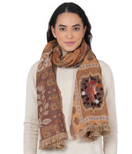 Load image into Gallery viewer, Juniper Patchwork Cotton/Wool Scarf
