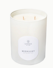 Load image into Gallery viewer, Linnea 2-Wick Midnight Soy Candle
