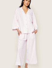 Load image into Gallery viewer, Pima Pajama Set, Pink Stripe