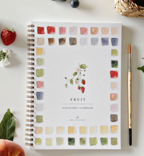 Load image into Gallery viewer, Fruit Watercolor Workbook