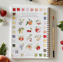Load image into Gallery viewer, Fruit Watercolor Workbook