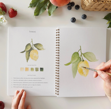Load image into Gallery viewer, Fruit Watercolor Workbook