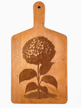 Load image into Gallery viewer, Artisan Maple Rectangle Cheese Board, Hydrangea